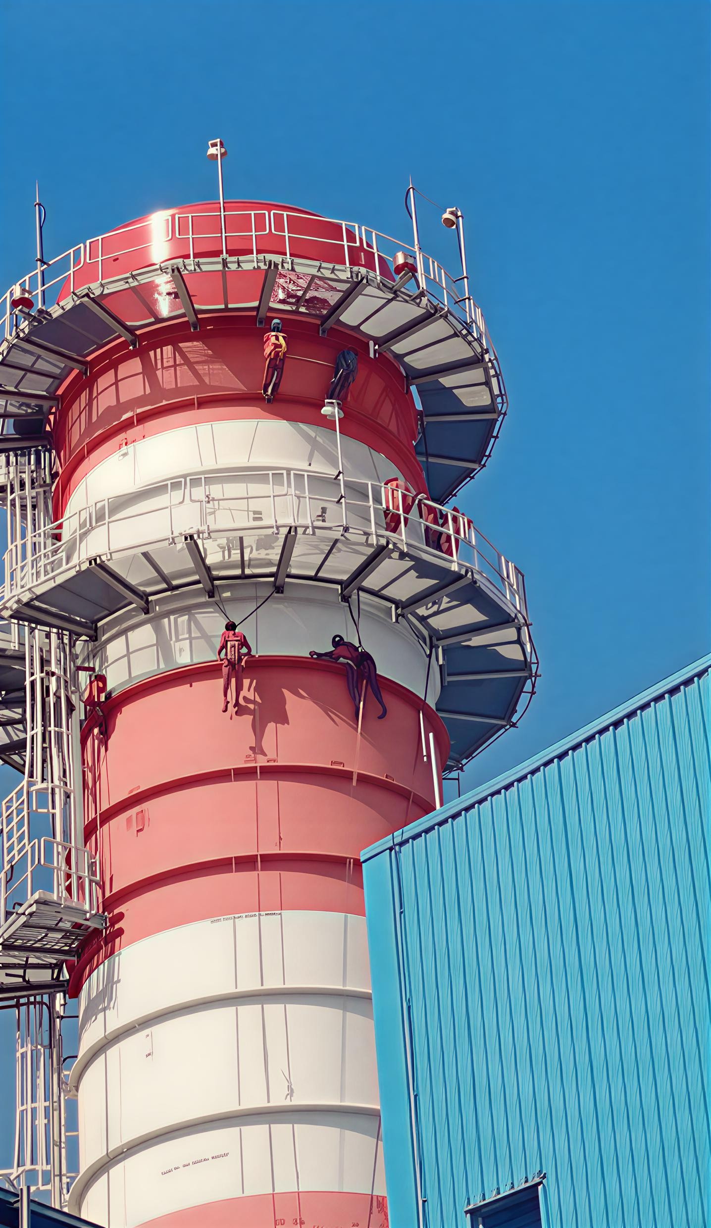 Tim Adventure Group bekerja profesional pengecatan genteng dan waterproofing